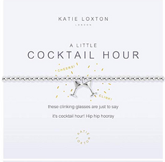 A Little Cocktail Hour Silver Bangle Bracelet Card View