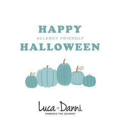 Happy Halloween allergy friendly banner from Luca + Danni