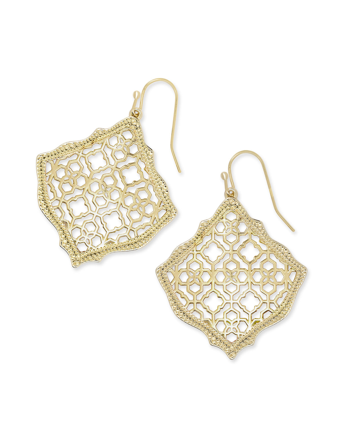 Kendra Scott Kirsten Filigree Gold Earrings