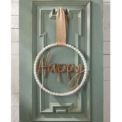 Happy Door Hanger On Door