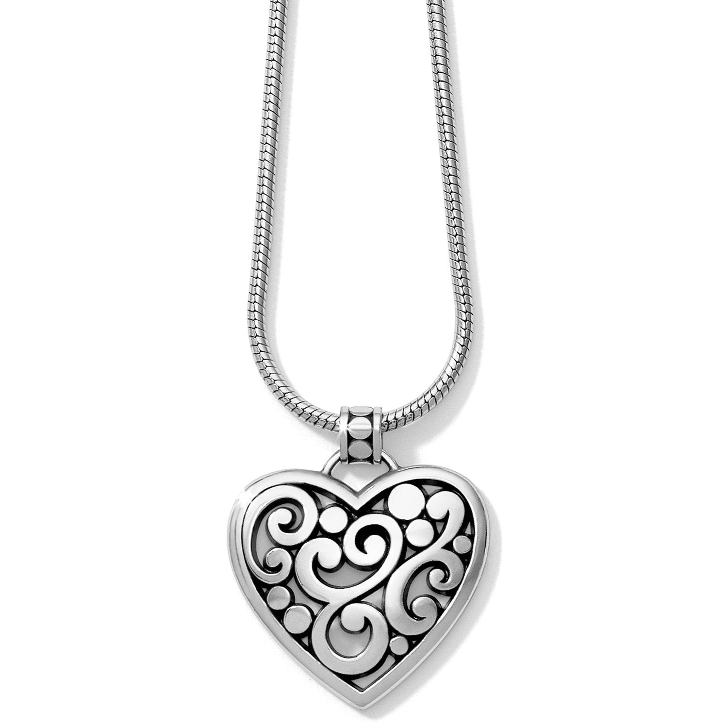 Contempo Heart Necklace Front View