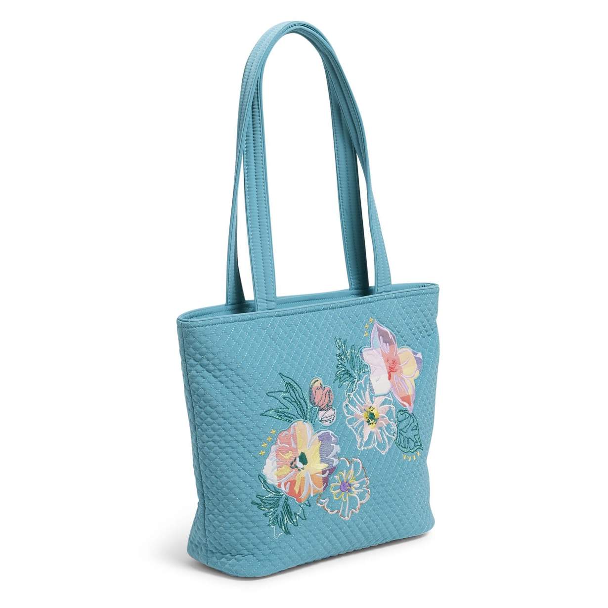 Vera Bradley Small Vera Tote - Happy Blooms