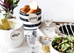 White Stripe - Mini Bowl Food View