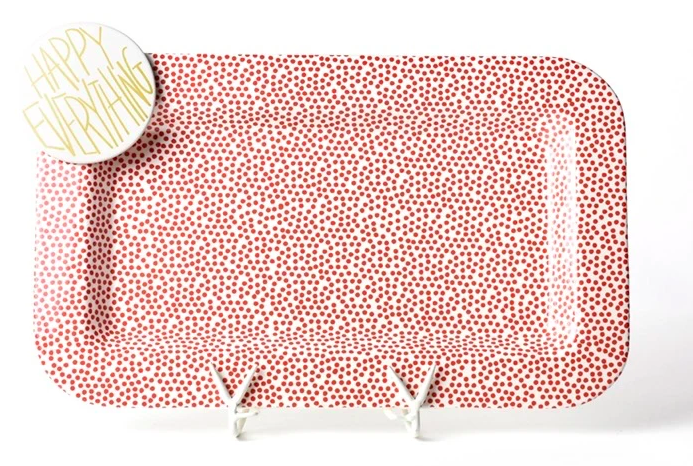 Red Small Dot - Entertaining Platter