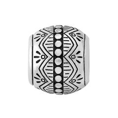 Marrakesh Silver Round Bead Front View
