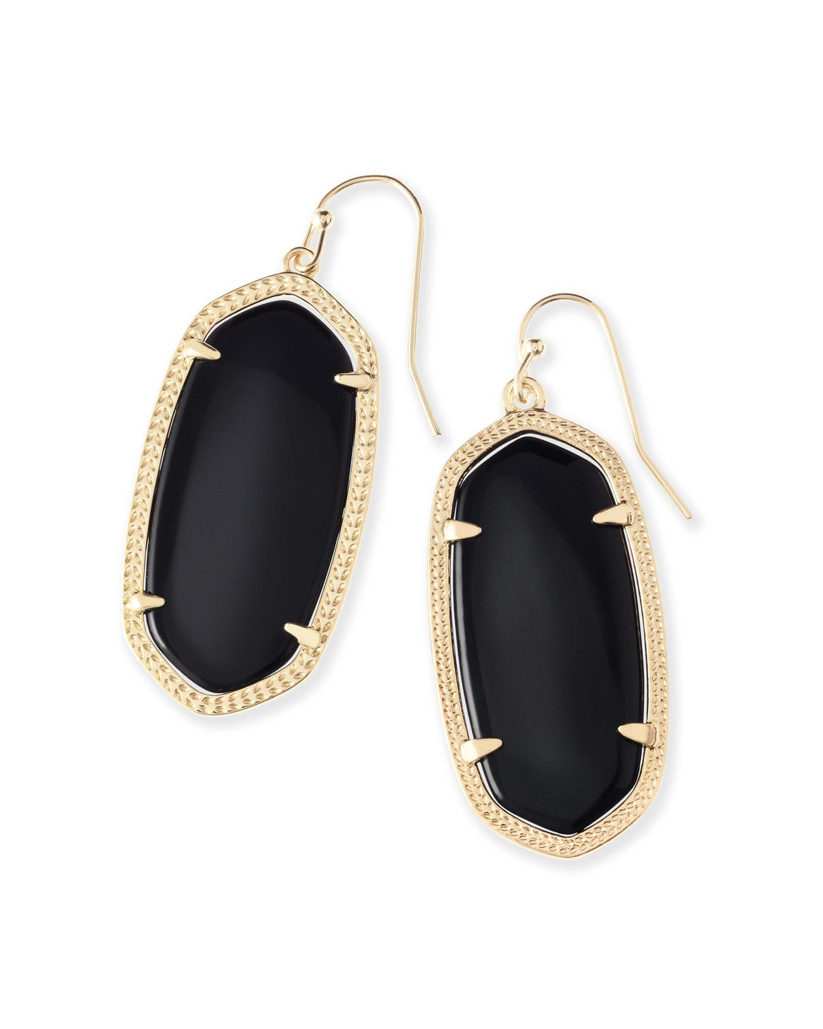 Kendra Scott Elle Gold Black Earring