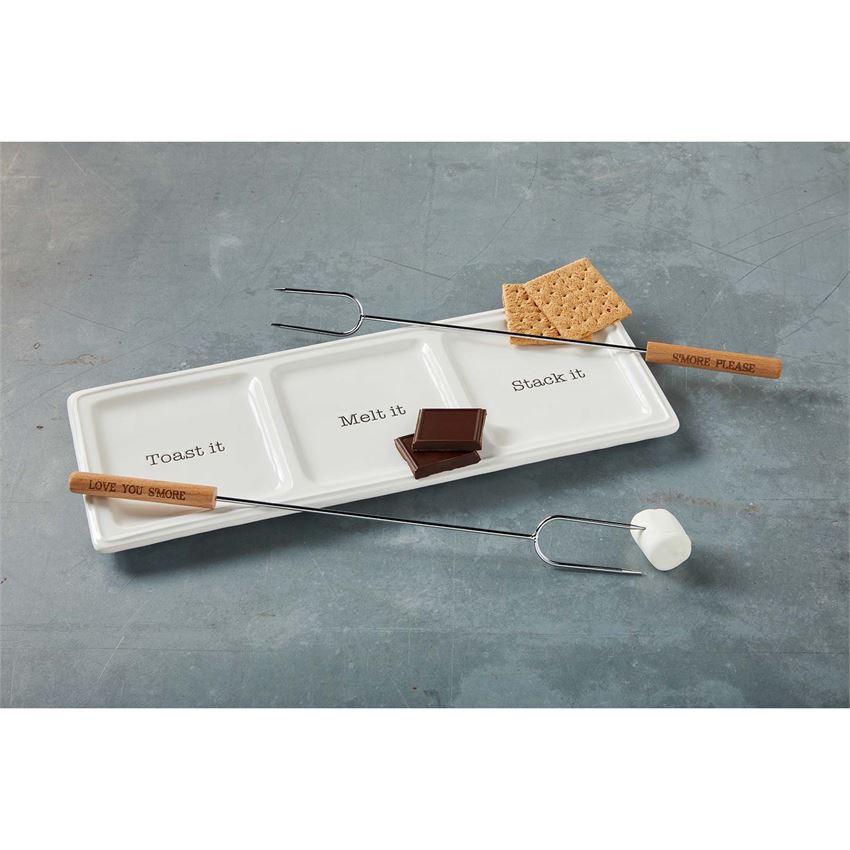 S'More Tray & Skewer Set