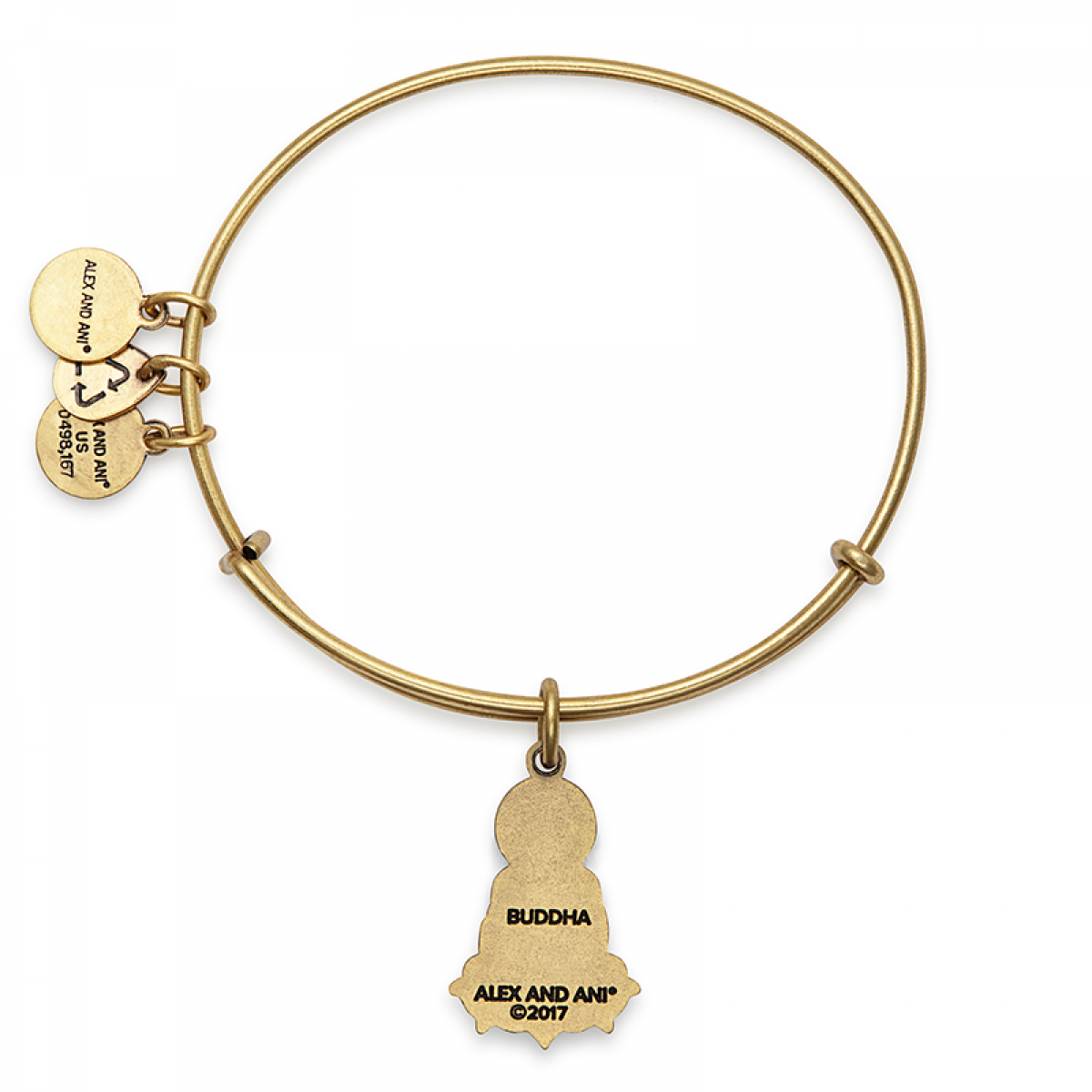 back of Buddha Charm Bangle