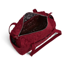 Iconic Small Travel Duffel Berry Red