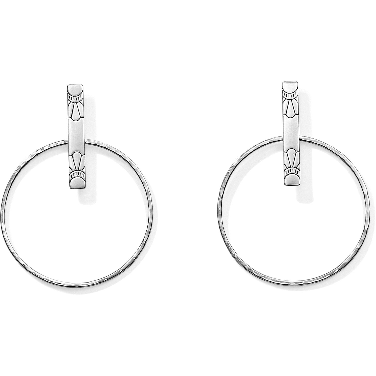 Marrakesh Soleil Hoop Earrings Front View