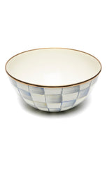 Sterling Check Enamel Everyday Bowl - Small