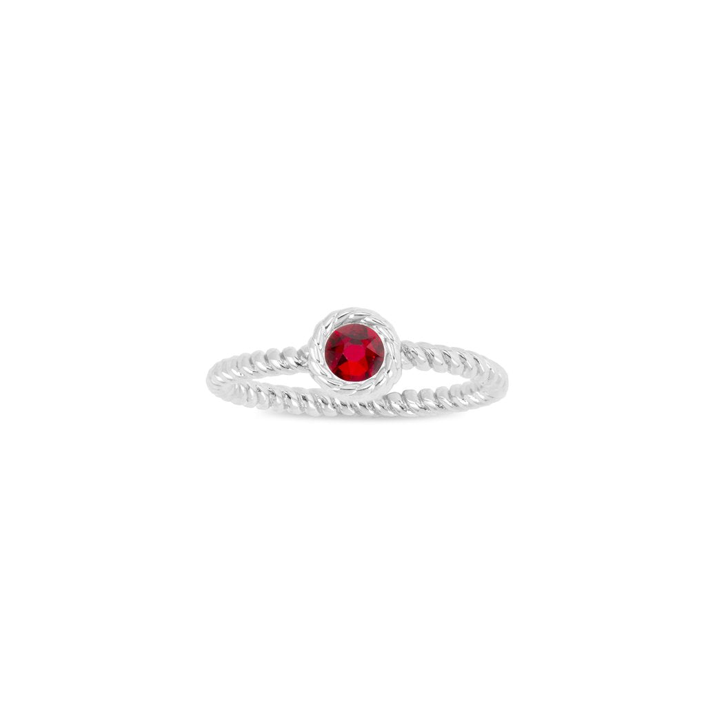 Luca and Danni January Birthstone Ring 