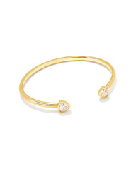 Arden Cuff Bracelet Gold White Crystal - Kendra Scott®