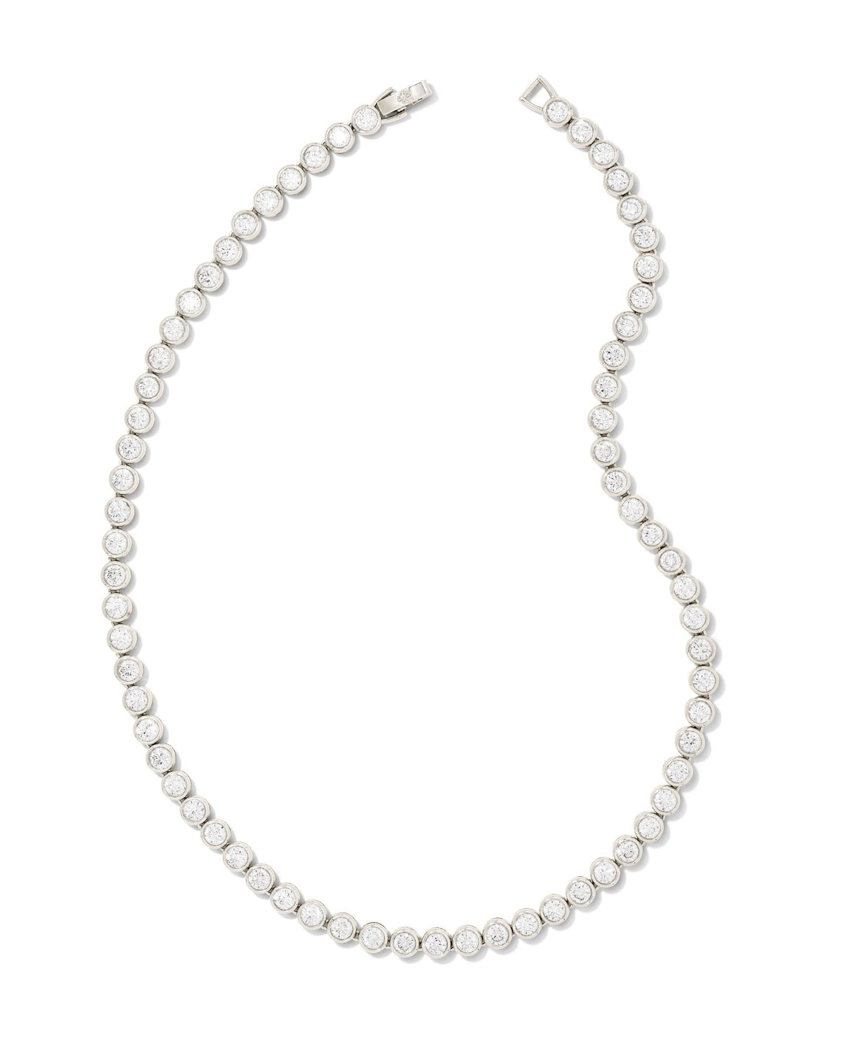 Kendra Scott Carmen Tennis Necklace Silver