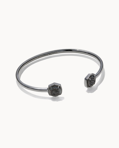 Gunmetal cuff deals bracelet