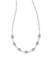 Kendra Scott Emilie Strand Necklace Rhodium