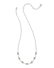 Kendra Scott Emilie Strand Necklace Rhodium