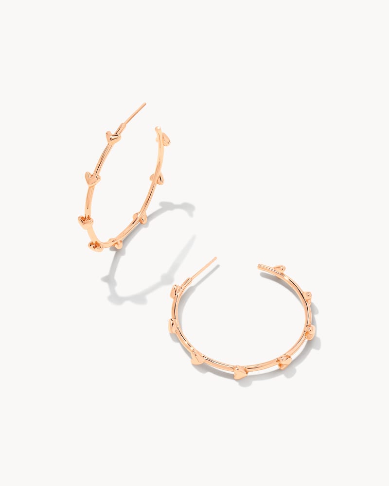 Kendra Scott Haven Hoop Earrings Rose Gold