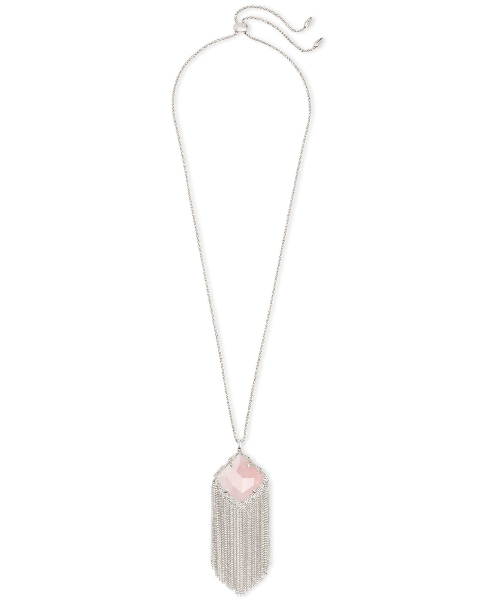 Kingston Rhodium - Rose Quartz Necklace