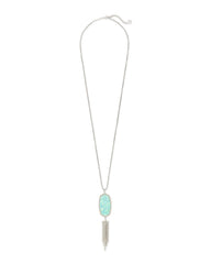 Kendra Scott Rayne Long Pendant Necklace Rhodium