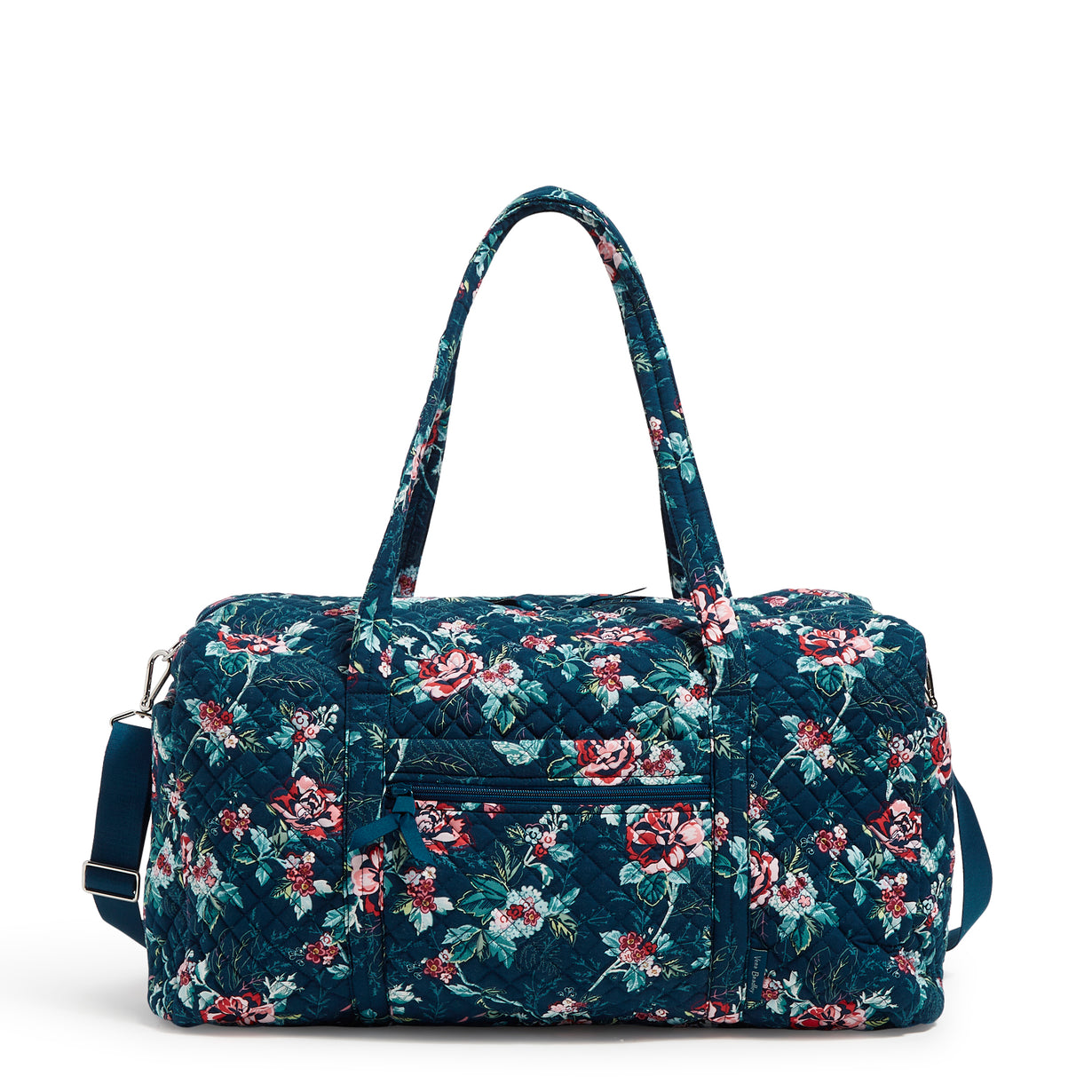 Large travel duffel bag in Rose Toile pattern