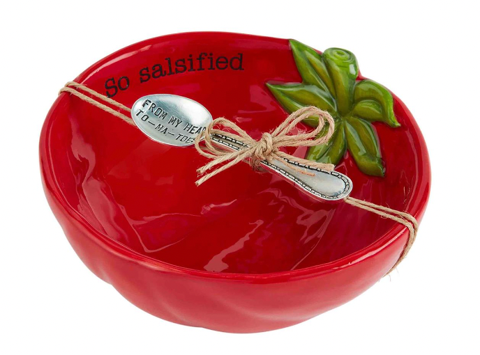 Tomato Shaped Tidbit Dish - Mud Pie