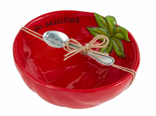 Tomato Shaped Tidbit Dish - Mud Pie 688