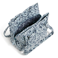 Multi-Compartment Shoulder Bag Perennials Gray