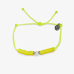 Pura Vida Neon Moon Bracelet - Neon Yellow