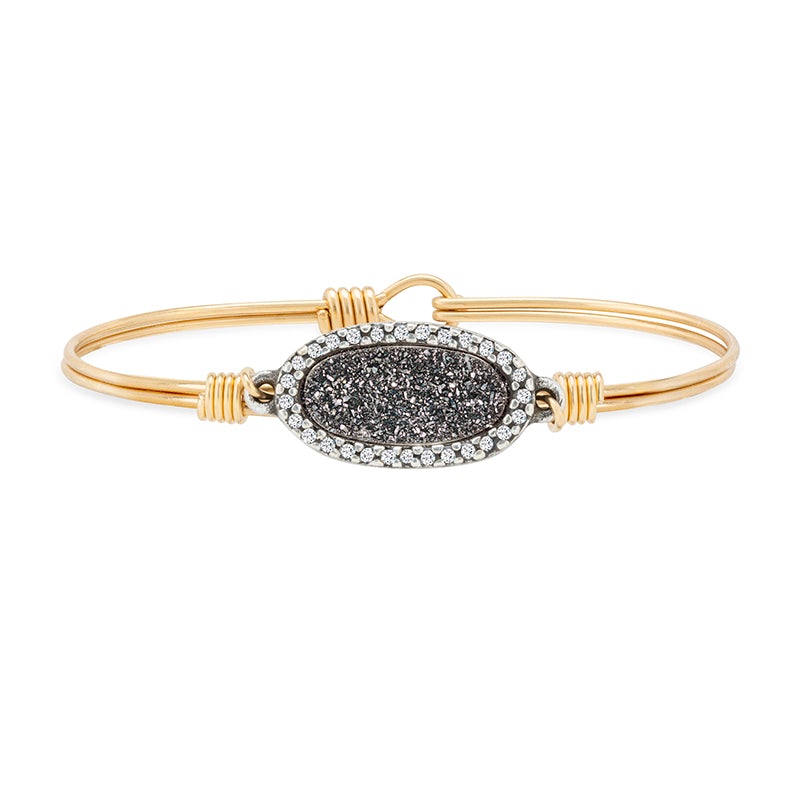 Luca and Danni Pave Druzy Bangle Bracelet 