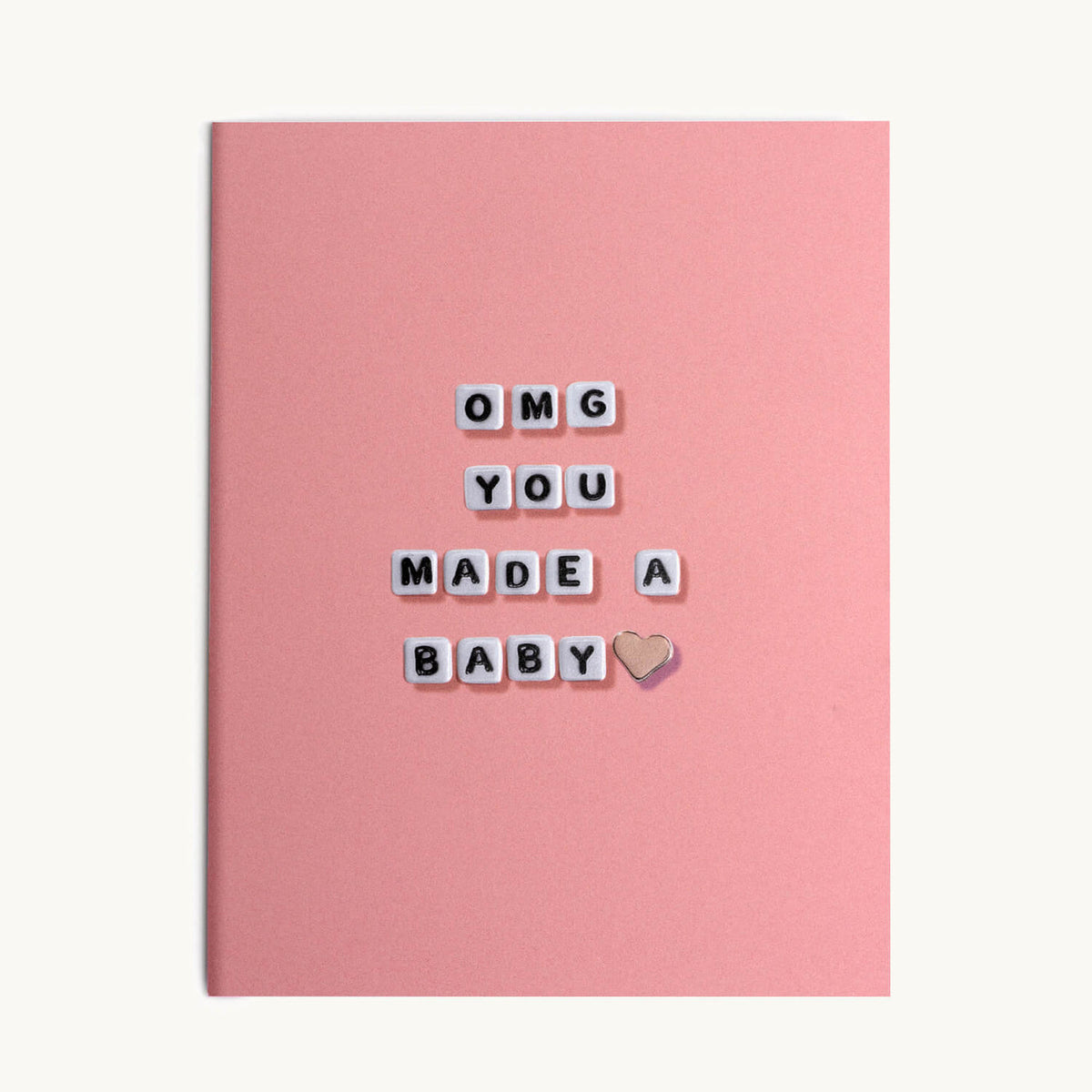 OMG You Made A Baby Card - Little Words Project