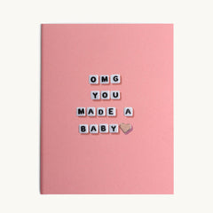 OMG You Made A Baby Card - Little Words Project