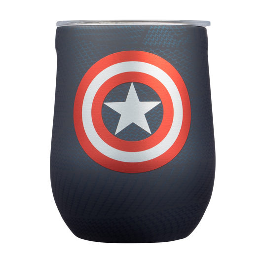 Captain America 12 Oz Stemless Cup 2400
