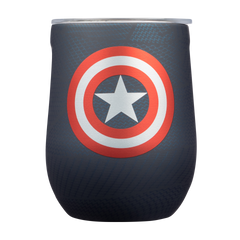 Captain America 12 Oz Stemless Cup