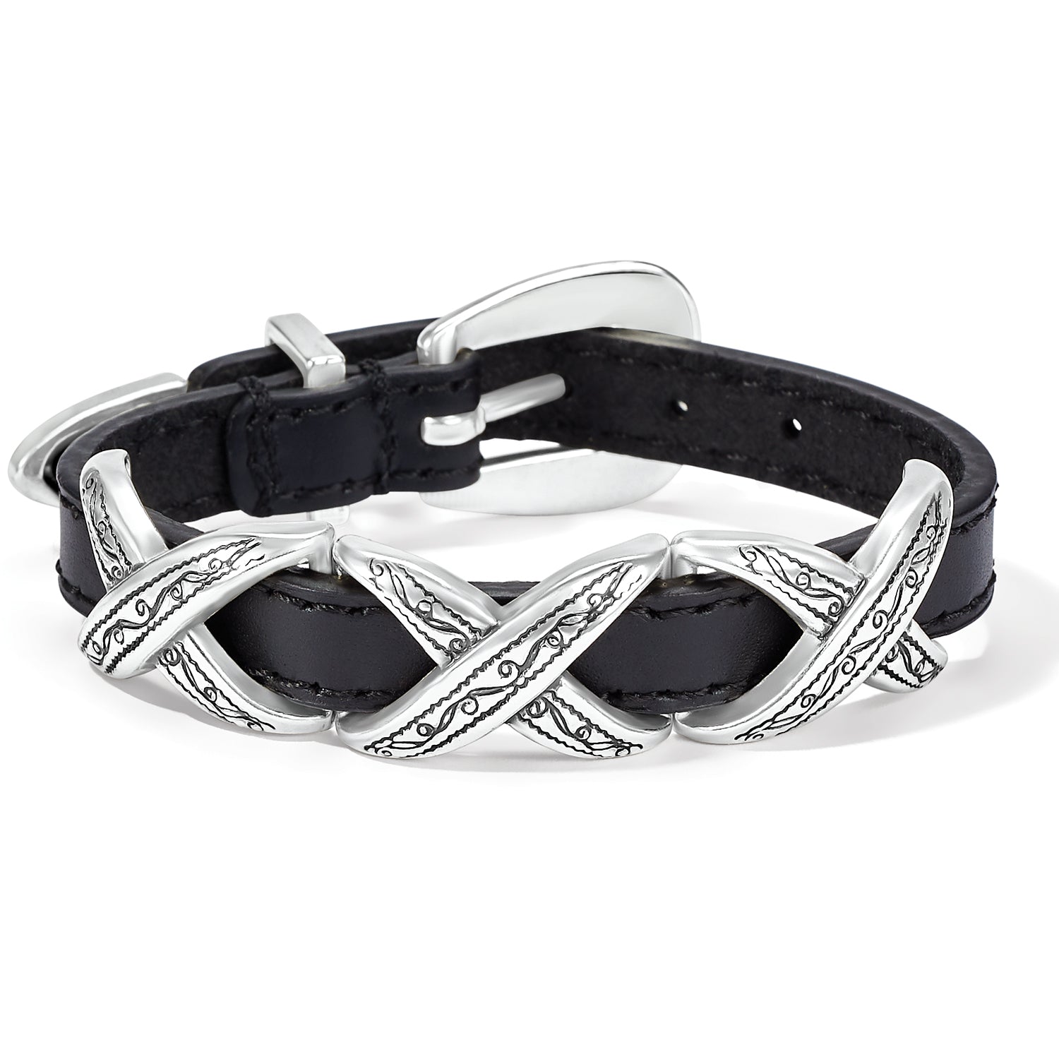 Kriss Kross Etched Bandit Bracelet Front