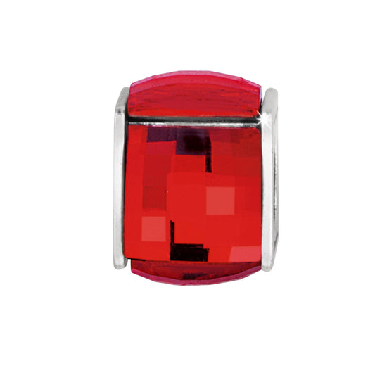 Ice Red Cube Bead 1500