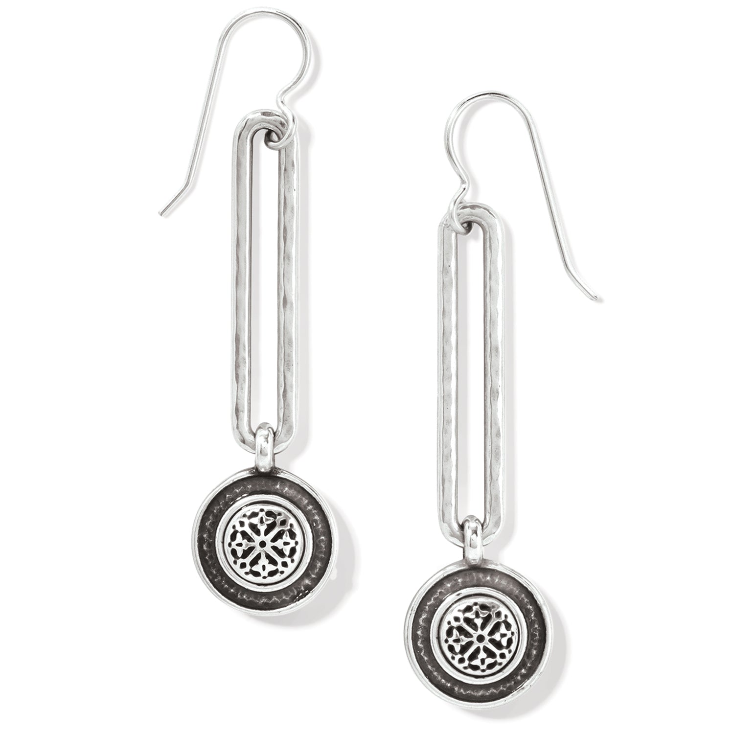 Ferrara Disc French Wire Earrings