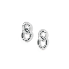 Interlok Chain Post Drop Earrings - Image 1 - Brighton Designs