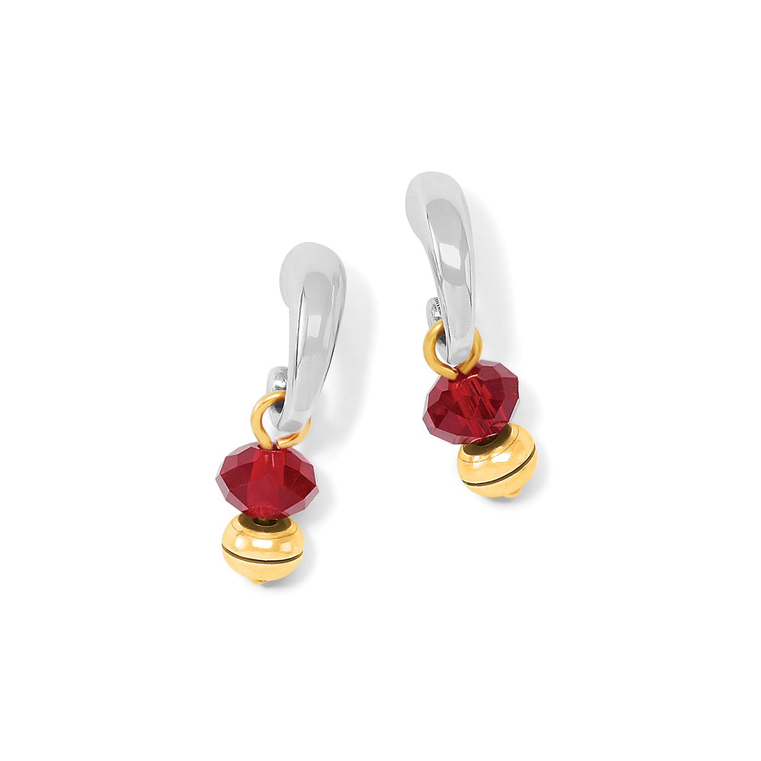 Meridian Two Tone Post Hoop Earrings - Image 1 - Brighton Designs