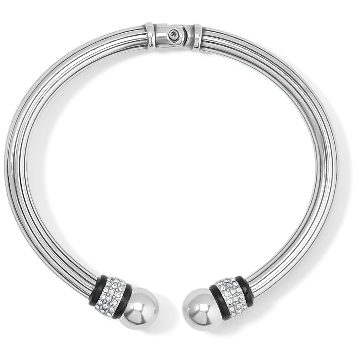 Meridian Open Hinged Bangle Bracelet