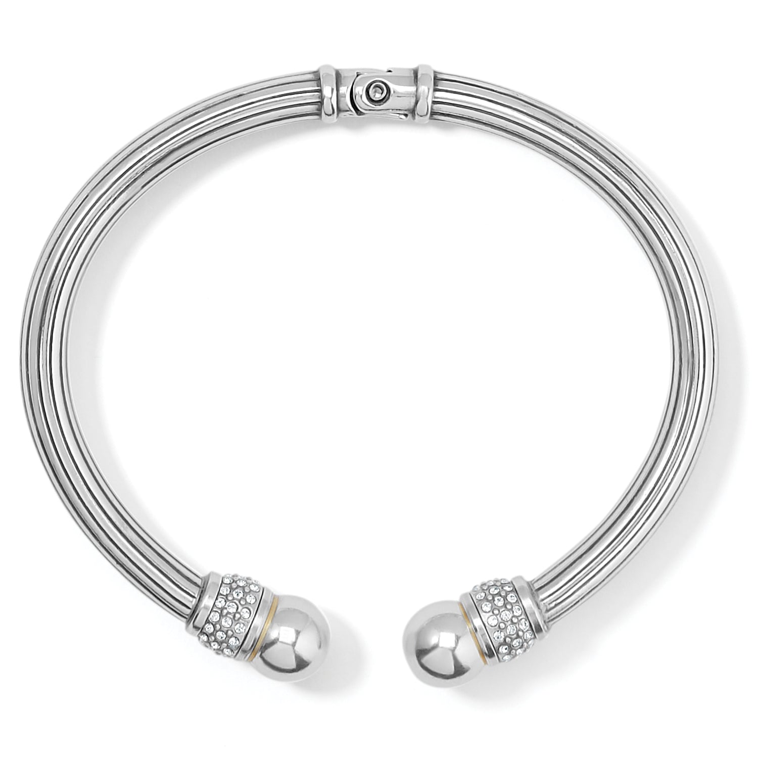 Meridian Open Hinged Bangle Bracelet - Image 2 - Brighton Designs