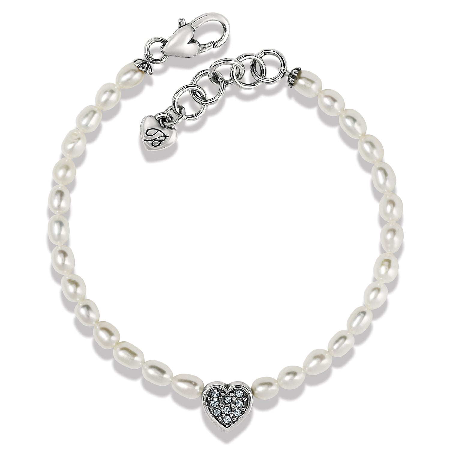 Meridian Zenith Heart Pearl Bracelet - Brighton Designs