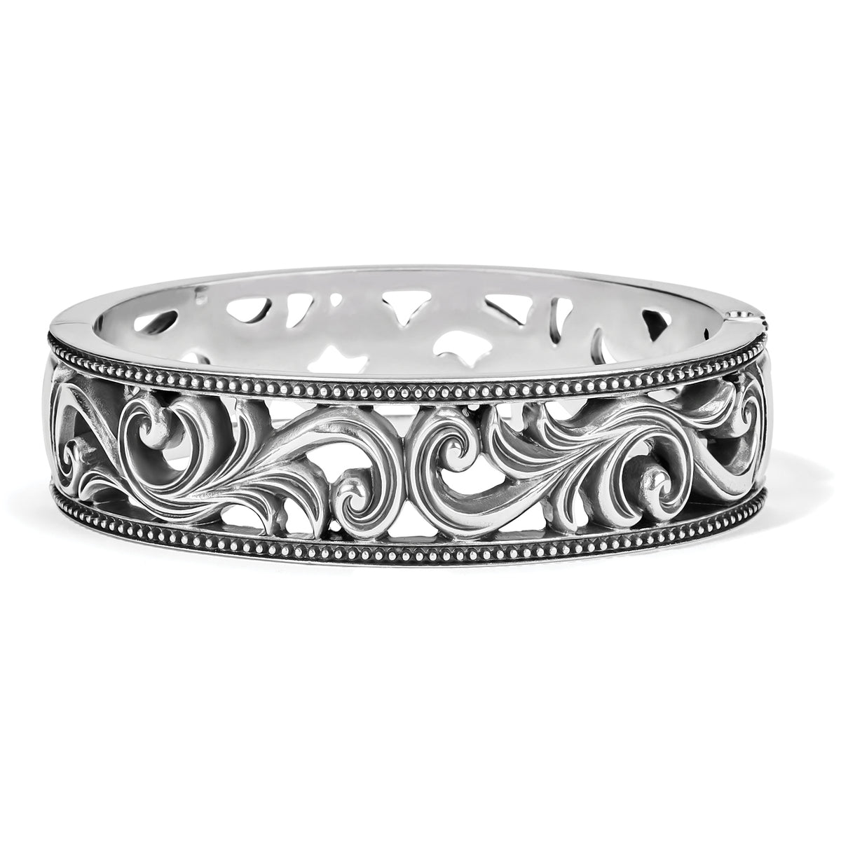 Brighton Alana Scroll Hinged Bangle