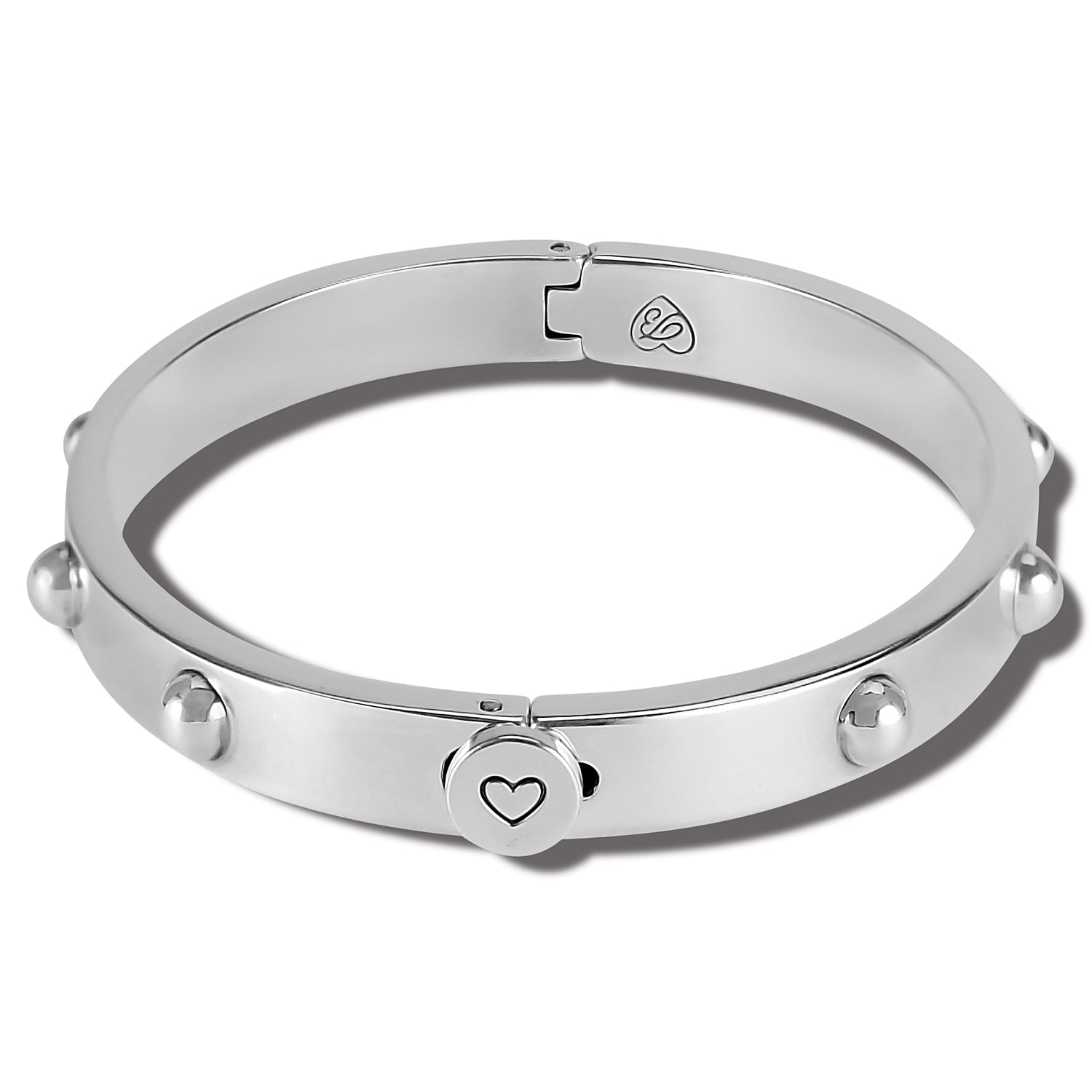 Pretty Tough Groove Hinged Bangle Bracelet