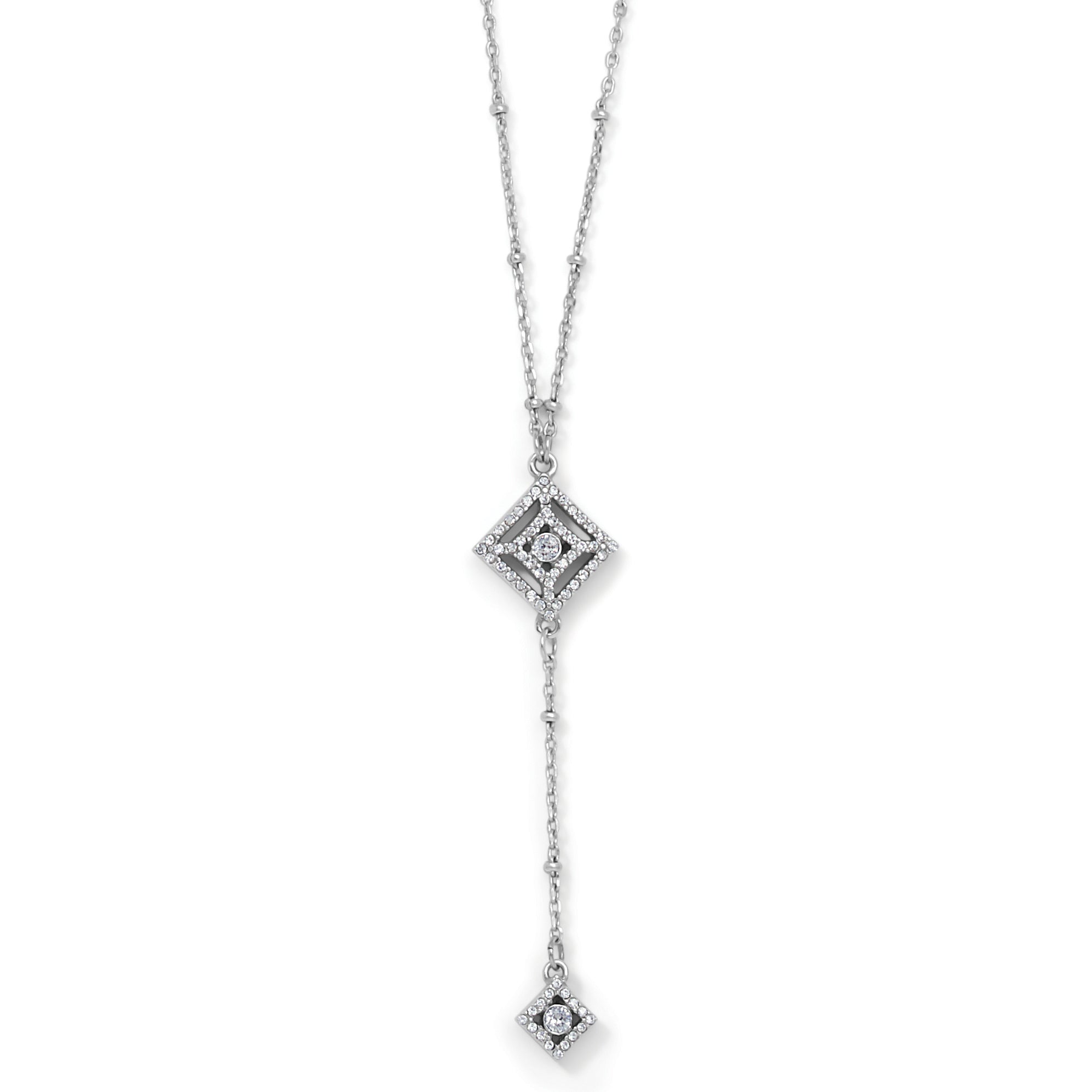 Illumina Diamond Y Necklace Front View