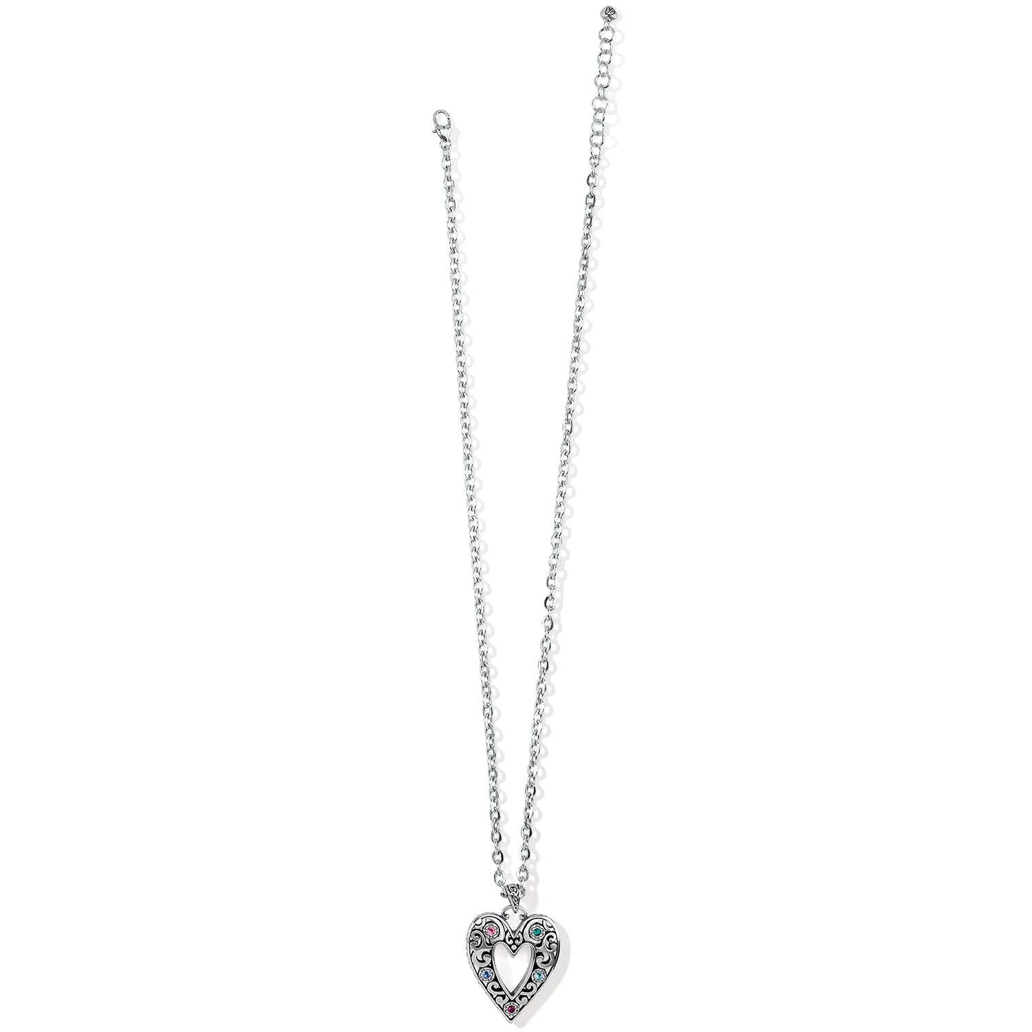 Elora Gems Large Heart Necklace