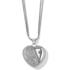 Brighton Designs Essex Heart Convertible Locket Necklace