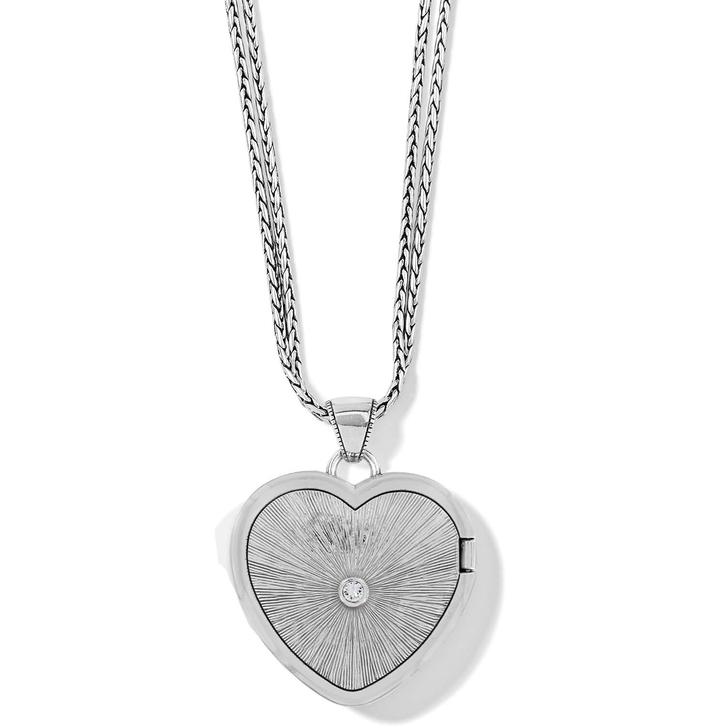 Essex Heart Convertible Locket Necklace Back