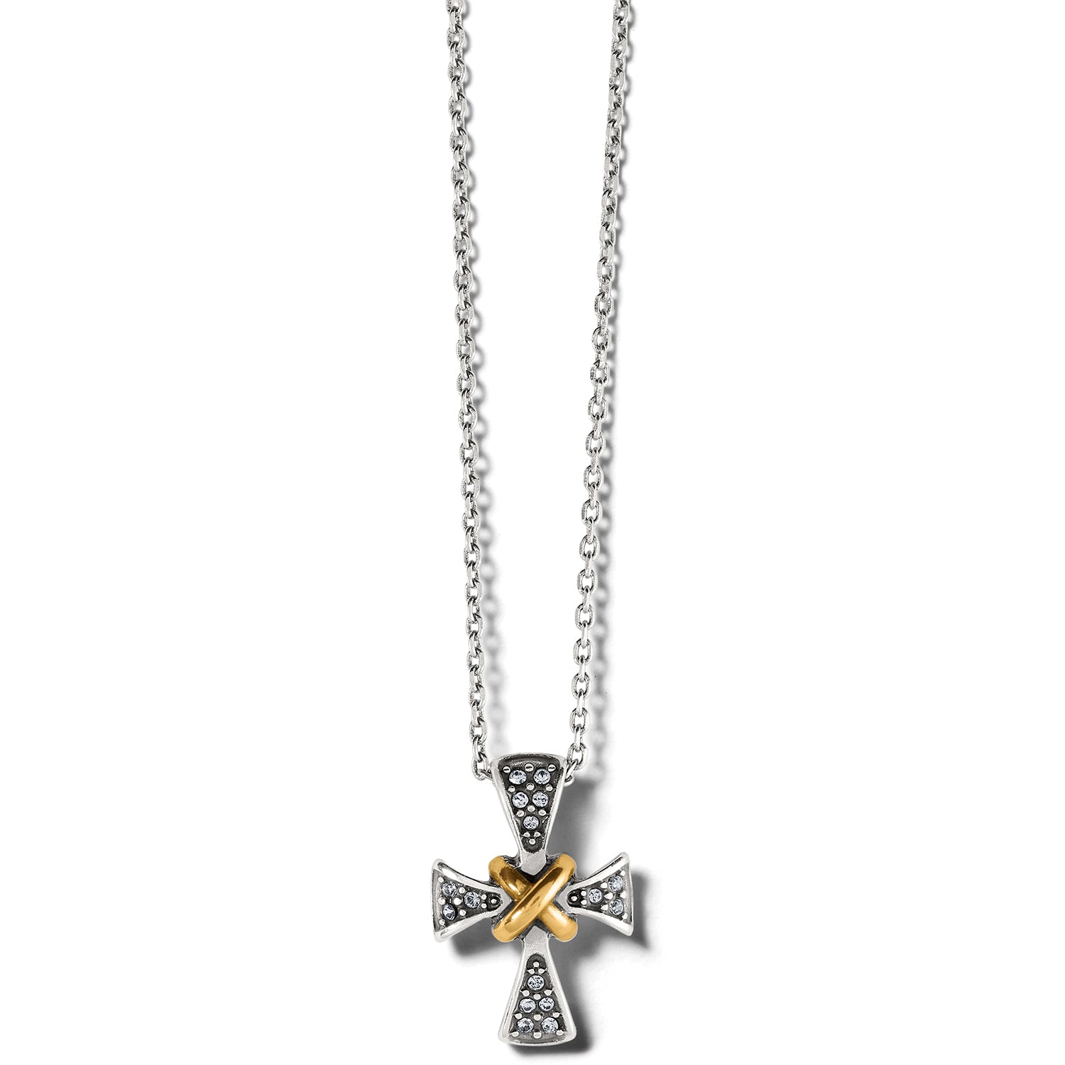 Meridian Two Tone Mini Cross Necklace - Brighton®