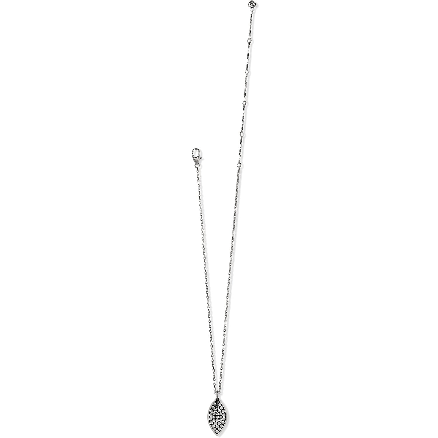 Pebble Leaf Short Necklace - adjustable length